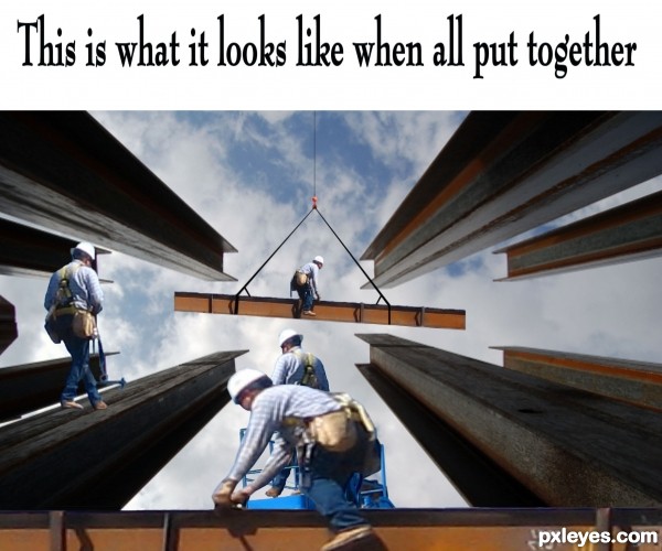 Creation of High Above The City: Step 4